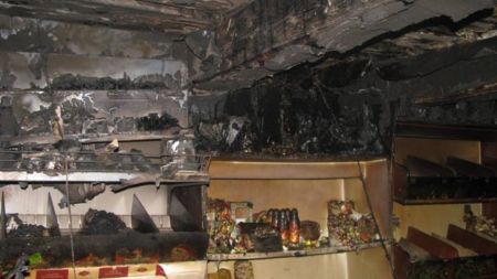 У Лугинському районі сталася пожежа в дерев’яному магазині