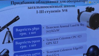 250 тисяч гривень депутати міськради планують виділити на придбання обладнання в обсерваторію 8-ї школи (ФОТО)