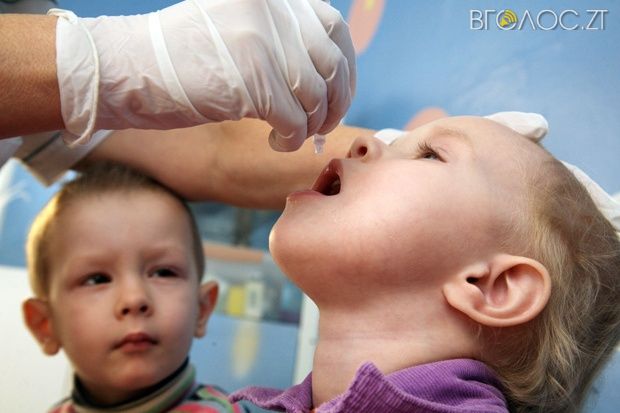 На Житомирщині тривалентну вакцину від поліомієліту вилучено та подальше її використання заборонено