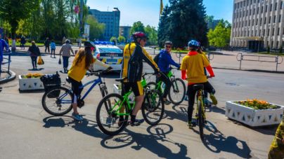 Учасники велопробігу за мир відвідали Житомир (ФОТО)