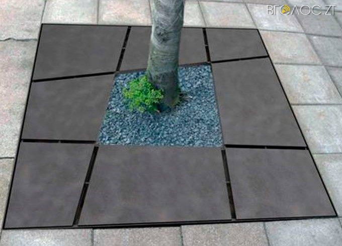 елемент навколо дерева