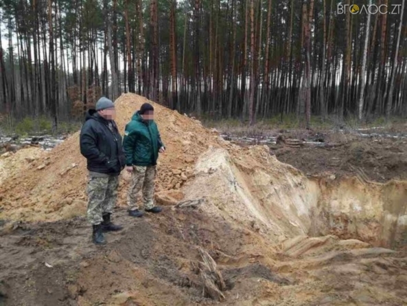 СБУ викрила незаконний видобуток піску в Коростишівському районі
