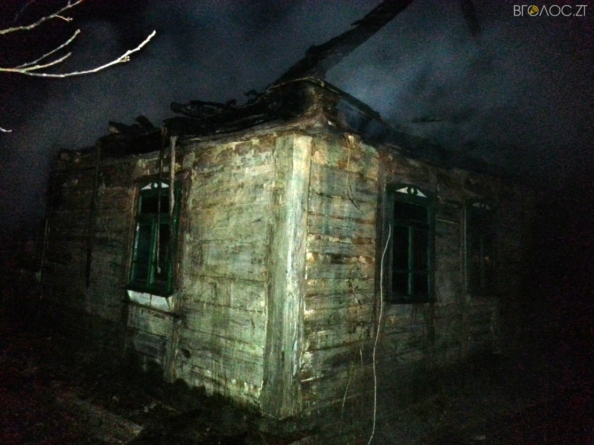 Жахлива пожежа у дерев’яному будинку забрала життя двох селян