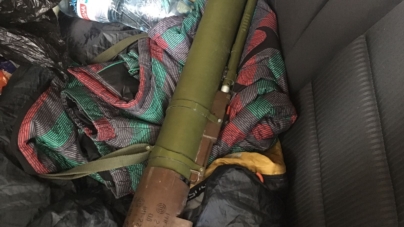 Використаний корпус гранатомета знайшли прикордонники в авто росіянина, який намагався виїхати з України