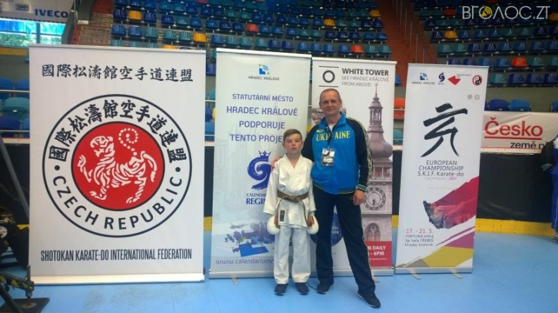 Школяр із Житомирського району посів третє місце на чемпіонаті Європи з карате