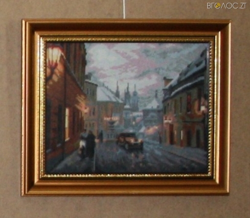 У Житомирі відкрилася виставка вишитих картин хірурга Білоцького