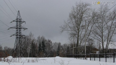 Через снігову заметіль декілька сіл Житомирщини залишилися без електропостачання