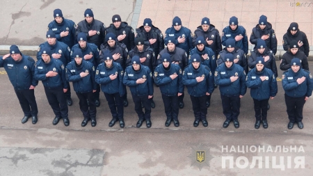 У Житомирі поліцейські з різних областей України склали Присягу