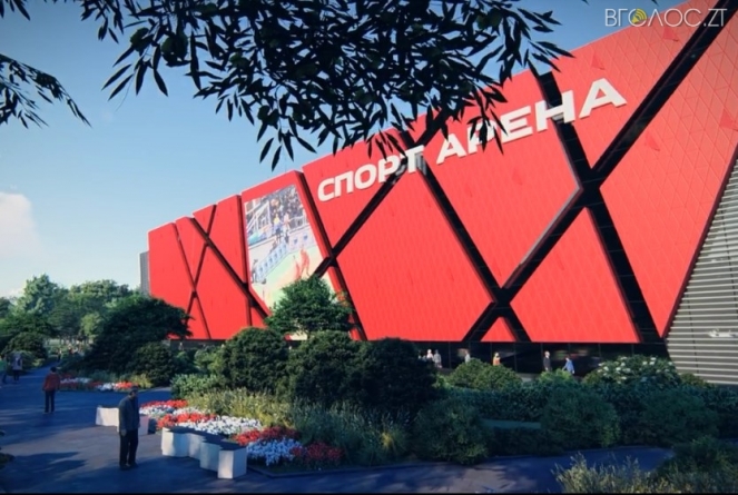 У мережі оприлюднили відеопроект майбутнього Палацу спорту, який зведуть у житомирському парку