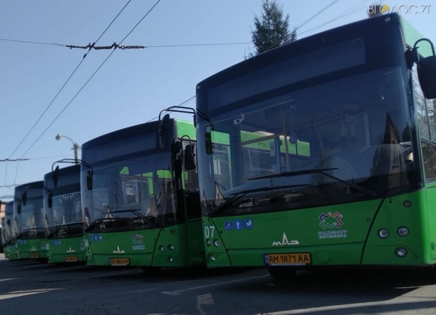 У Житомирі почали курсувати два спеціальні автобусні маршрути – №3 та №3А