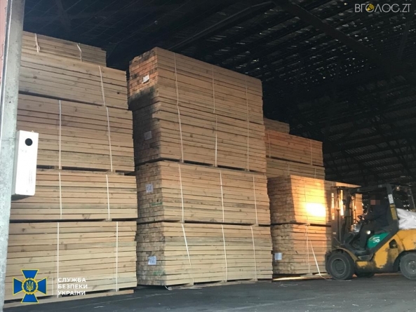 СБУ викрила організоване угруповання на незаконному експорті деревини до Азії на мільйони гривень