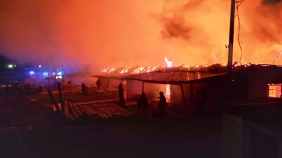 В Овручі сталася масштабна пожежа на деревообробному підприємстві