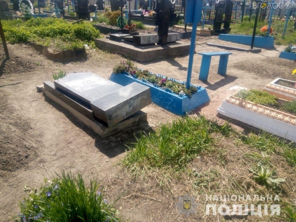 У Пулинах поліція знайшла чоловіка, який поглумився над могилами на місцевому кладовищі