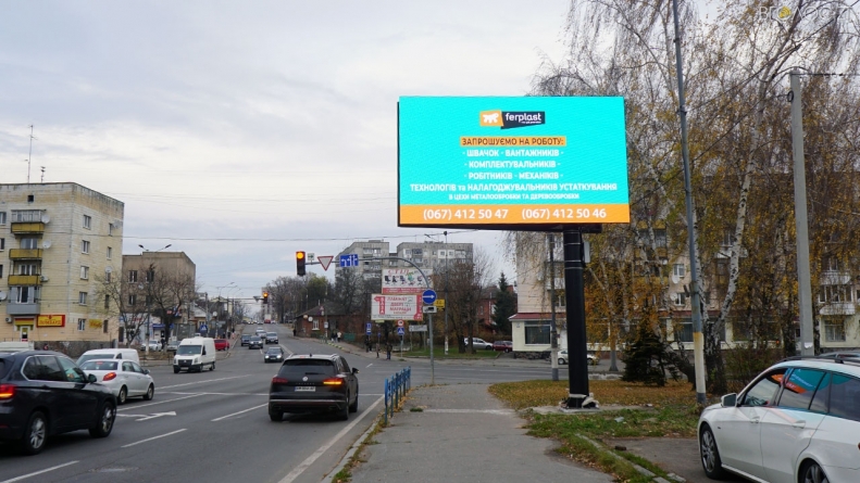 LED-екран на в’їзді в місто – ефективний канал комунікації з клієнтами