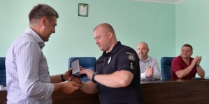 Керівник поліції Житомира отримав відзнаку «За заслуги перед містом» ІІІ ступеня