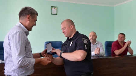 Керівник поліції Житомира отримав відзнаку «За заслуги перед містом» ІІІ ступеня