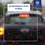 Рух автомобілем під дощем