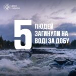 За добу на водоймах України загинули 5 людей!