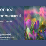 Прогноз погоди на добу 21 квітня