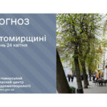 Прогноз погоди на Житомирщині