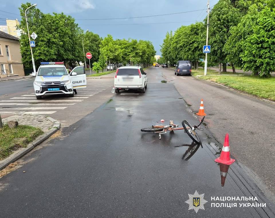 У Бердичеві травми в ДТП отримала велосипедистка: поліція з’ясовує обставини