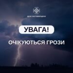 За даними Житомирського обласного центру з гідрометеорології, 8 червня очікується короткочасний дощ та місцями гроза