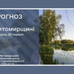 Погода сьогодні на Житомирщині
